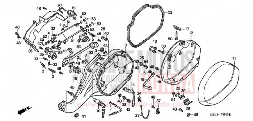 L. SATTELTASCHE (NT650V2/3/4/5) NT650V3 de 2003